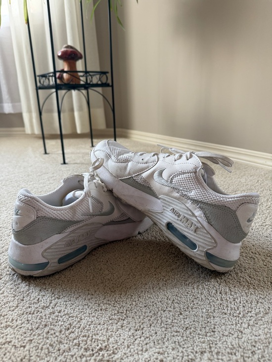 Nike Shoes - Nike White and Light Gray Air Max Sneakers